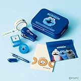 付録は「パペットスンスン」缶ケース入りミニ文具セット。リンネル 5月